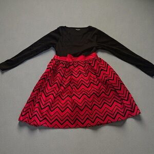 George Black and Red Formal Kids Dress